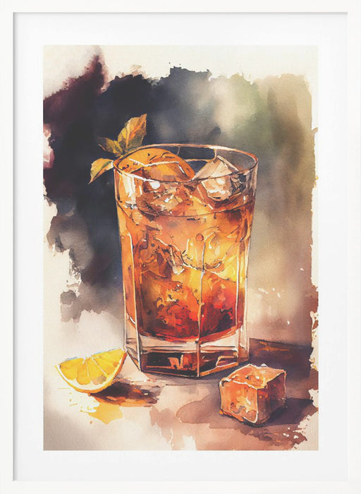 Drinks cocktail Framed Art Modern Wall Decor