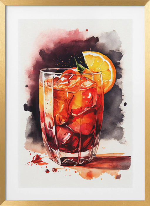 Drinks cocktail Framed Art Modern Wall Decor