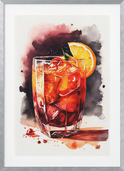 Drinks cocktail Framed Art Modern Wall Decor