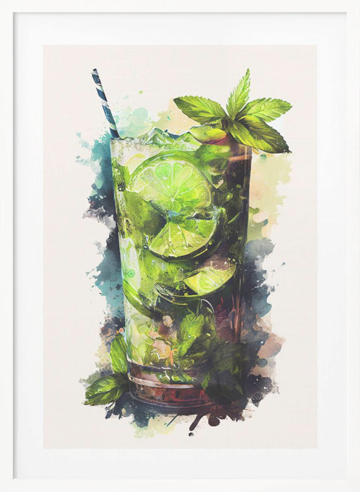 Drinks cocktail Framed Art Modern Wall Decor