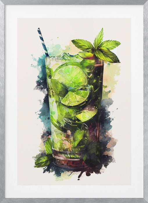 Drinks cocktail Framed Art Modern Wall Decor