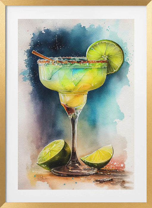 Drinks cocktail Framed Art Modern Wall Decor