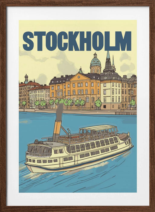 Stockholm Framed Art Modern Wall Decor