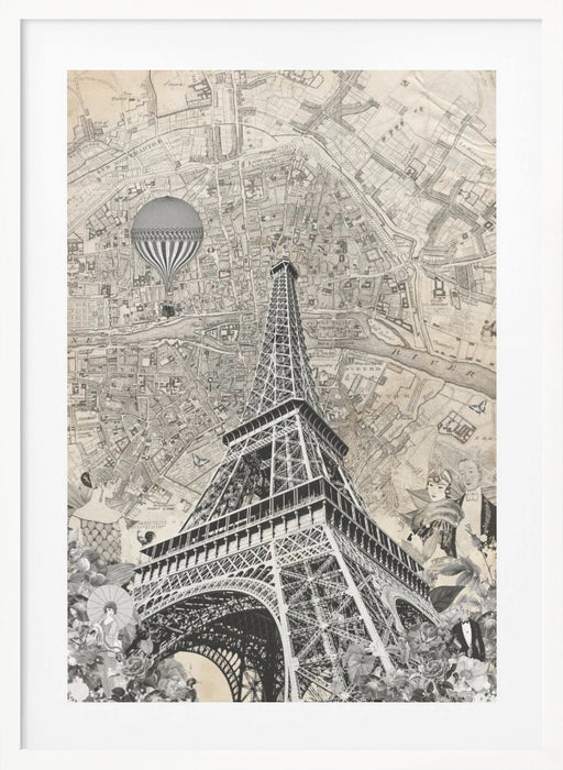 Paris 2 (City Breaks) Framed Art Modern Wall Decor