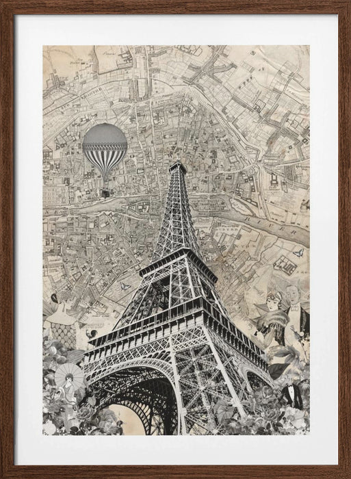 Paris 2 (City Breaks) Framed Art Modern Wall Decor