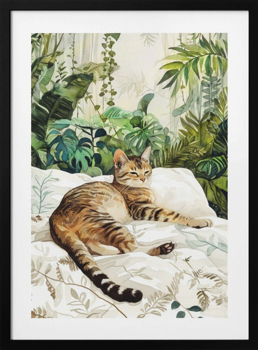 Cat&#039;s life 3 Framed Art Modern Wall Decor