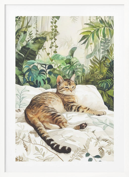 Cat&#039;s life 3 Framed Art Modern Wall Decor