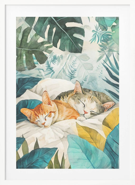 Cat&#039;s life 14 Framed Art Modern Wall Decor