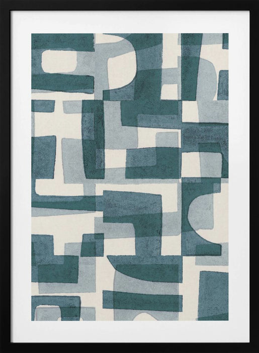 Shapes & Shadows #1 Framed Art Wall Decor