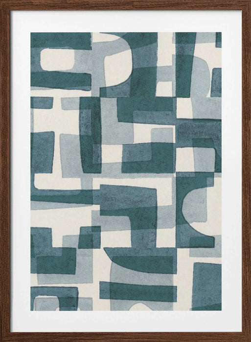 Shapes & Shadows #1 Framed Art Wall Decor