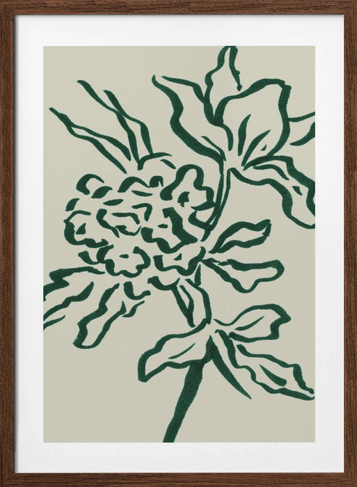 Flower Framed Art Modern Wall Decor