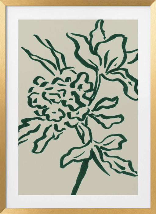 Flower Framed Art Modern Wall Decor