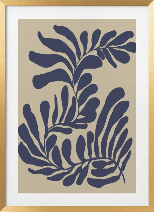 Seaweed Framed Art Modern Wall Decor