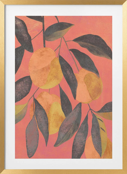 Peachesatsunset Framed Art Modern Wall Decor