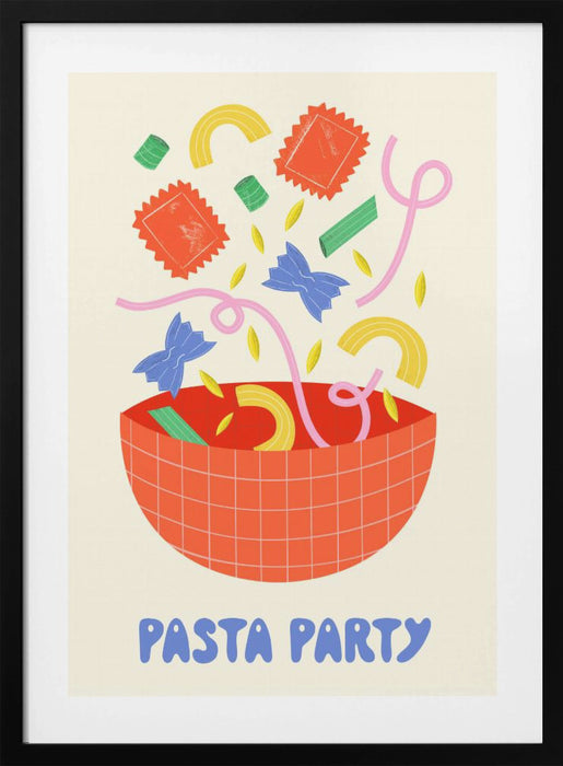 Pasta Party Framed Art Wall Decor