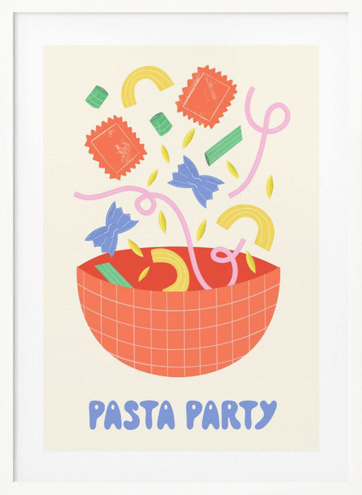 Pasta Party Framed Art Wall Decor