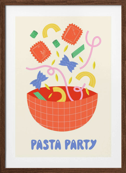 Pasta Party Framed Art Wall Decor