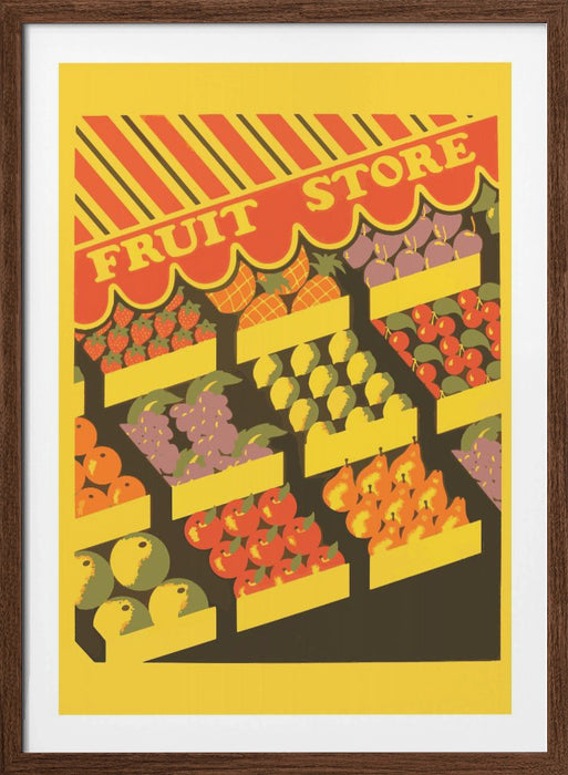 Fruit Store Framed Art Modern Wall Decor