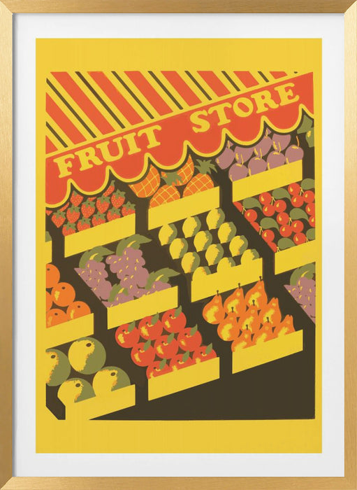 Fruit Store Framed Art Modern Wall Decor