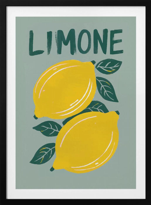 Limone Framed Art Modern Wall Decor