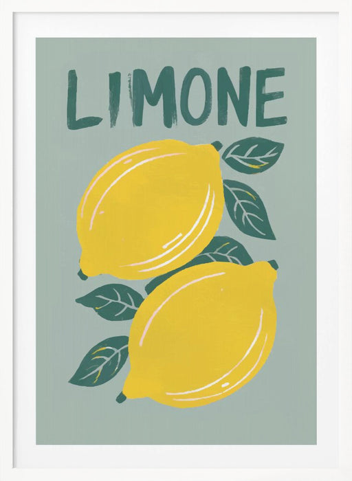 Limone Framed Art Modern Wall Decor