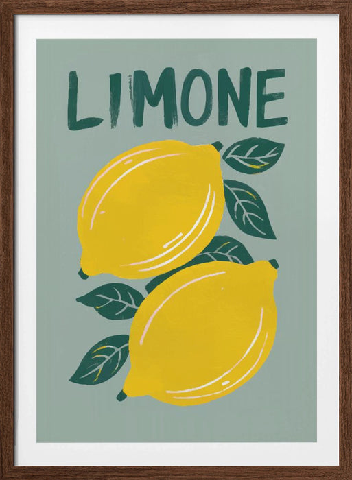 Limone Framed Art Modern Wall Decor