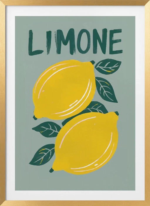 Limone Framed Art Modern Wall Decor