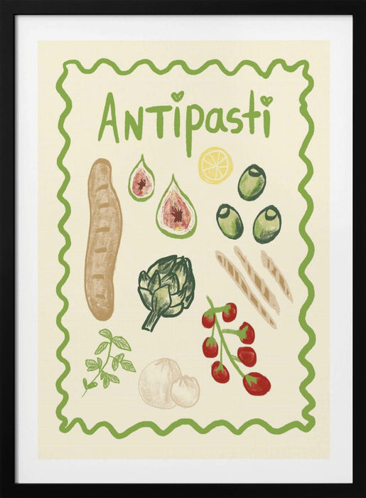 Antipasti Framed Art Modern Wall Decor