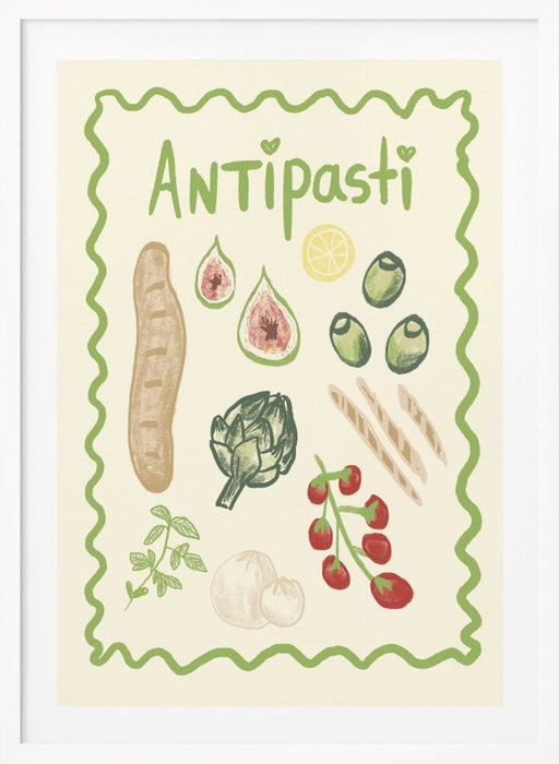 Antipasti Framed Art Modern Wall Decor