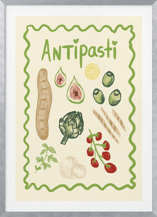 Antipasti Framed Art Modern Wall Decor