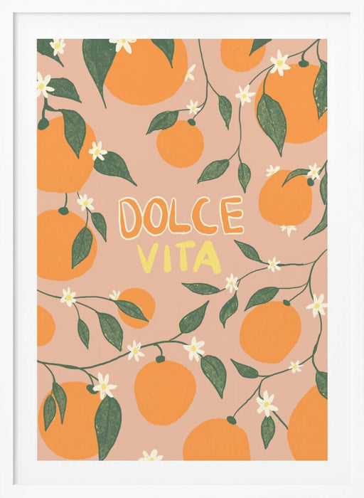 Dolce Vita &amp; Oranges Framed Art Modern Wall Decor