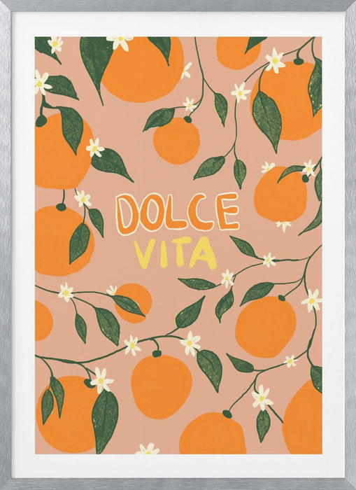 Dolce Vita &amp; Oranges Framed Art Modern Wall Decor