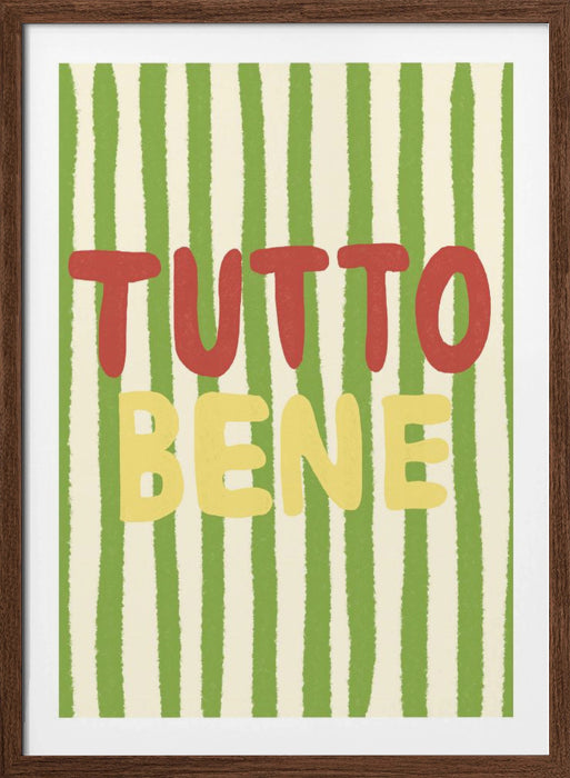 Tutto Bene Framed Art Modern Wall Decor