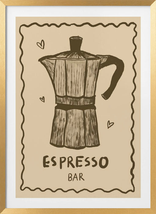 Espresso Framed Art Modern Wall Decor