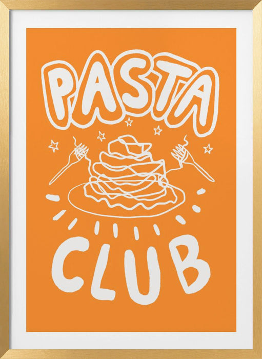 Pasta Club Framed Art Wall Decor