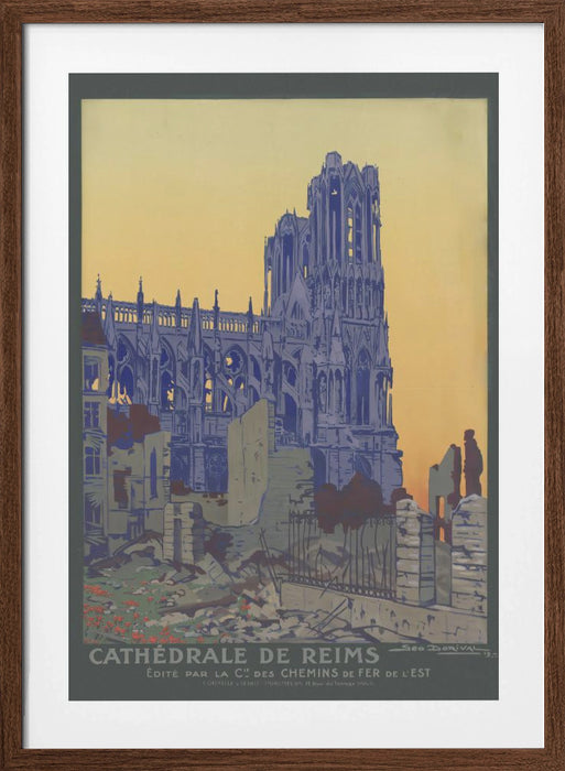 Cathédrale de Reims Framed Art Wall Decor