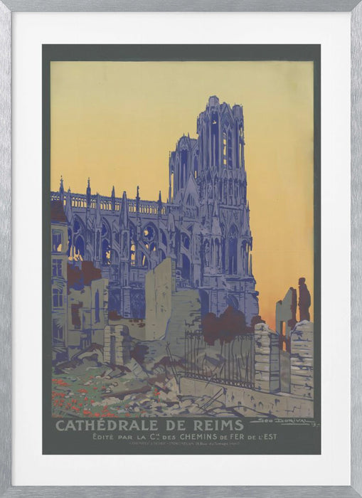 Cathédrale de Reims Framed Art Wall Decor