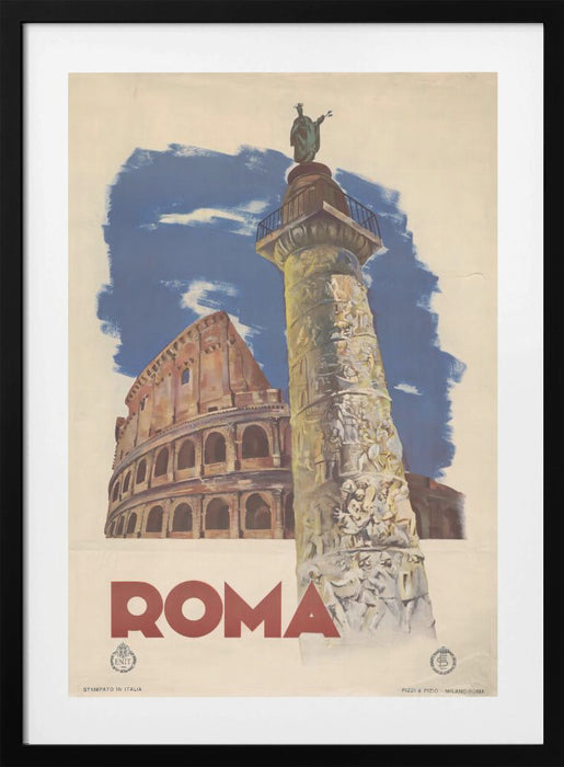 Roma Framed Art Modern Wall Decor