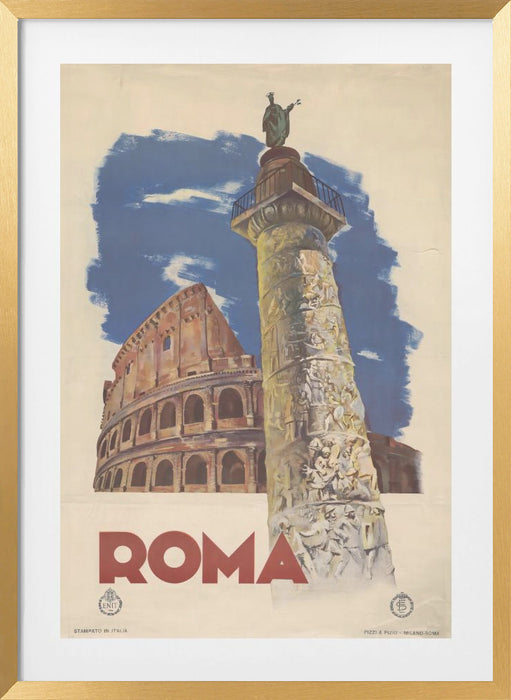 Roma Framed Art Modern Wall Decor