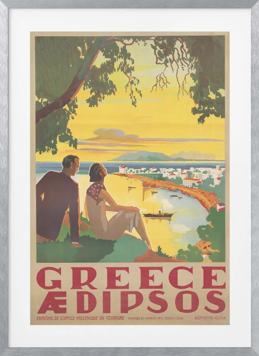 Greece Framed Art Modern Wall Decor