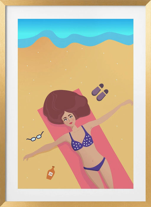 Summer Feeling 1 Framed Art Modern Wall Decor