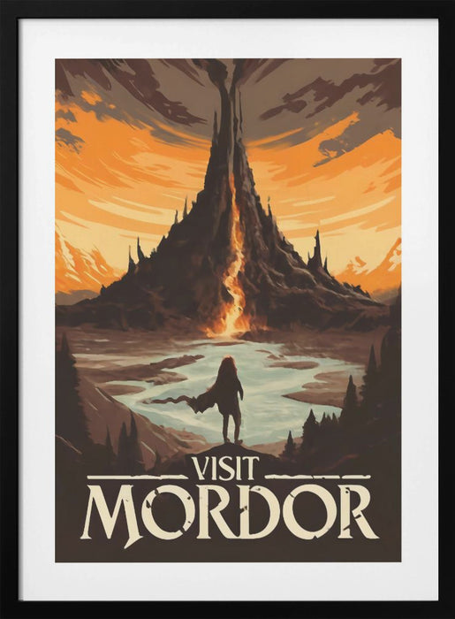 Visit Mordor Framed Art Wall Decor