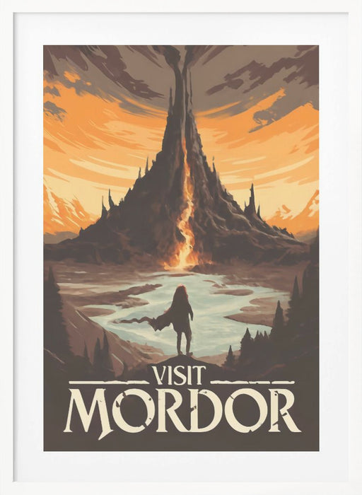 Visit Mordor Framed Art Wall Decor