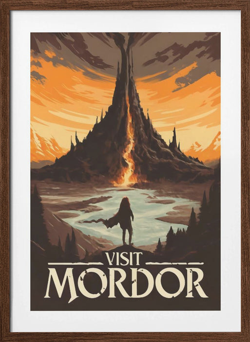 Visit Mordor Framed Art Wall Decor