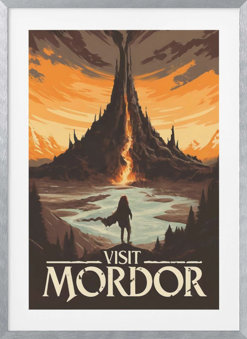 Visit Mordor Framed Art Wall Decor