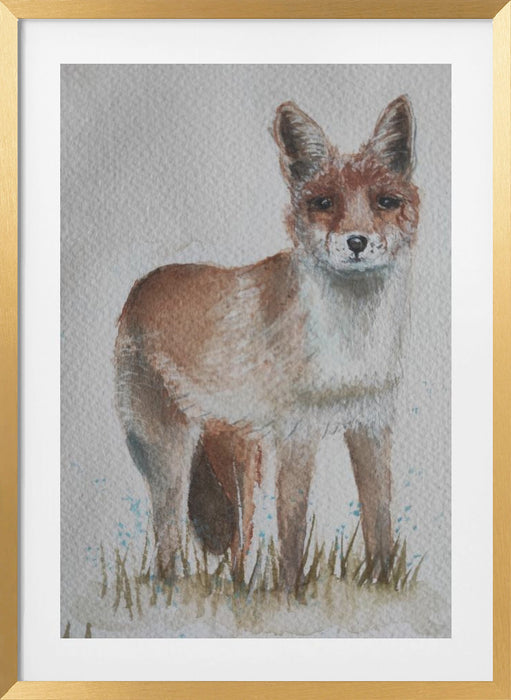 Fox Framed Art Wall Decor