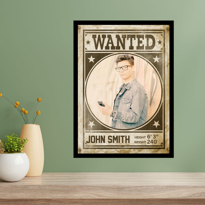 Wanted Poster Frame 20x30- Funny Poster Gift