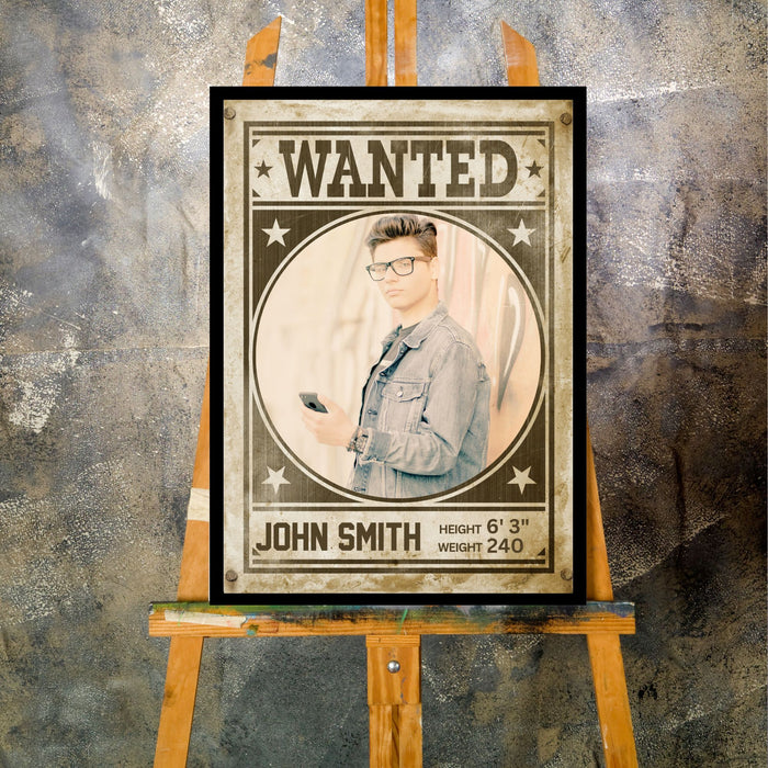 Wanted Poster Frame 20x30- Funny Poster Gift