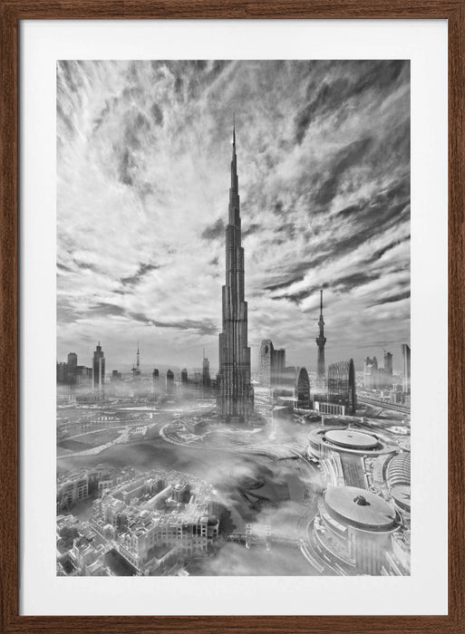 Super Skyline Framed Art Modern Wall Decor