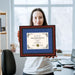 Georgia State University Diploma Frame 8.5x11 Certificate Blue